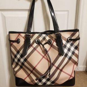 Burberry "Claudia " Drawstring  Shoulder bag